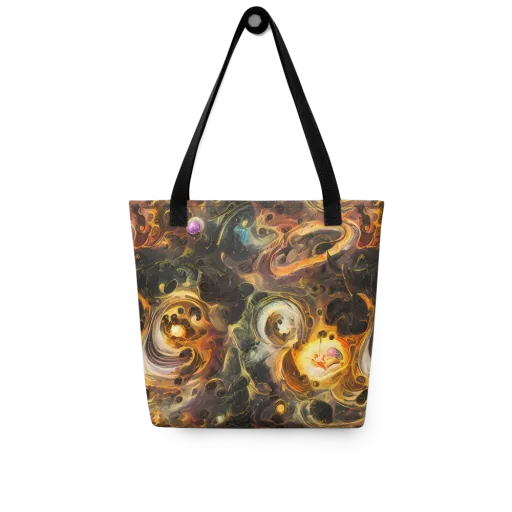 Golden Maelstrom on a Tote Bag