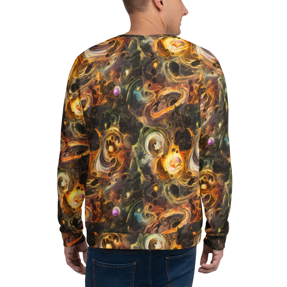 Golden Maelstrom on Sweatshirt — Back