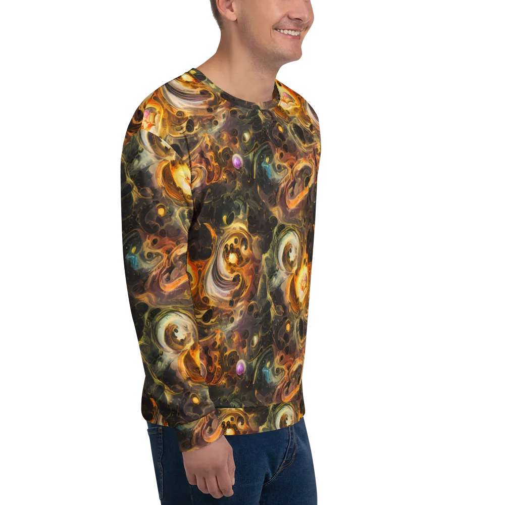 Golden Maelstrom on Sweatshirt — Right Front