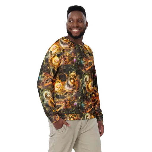 Golden Maelstrom on a Sweatshirt