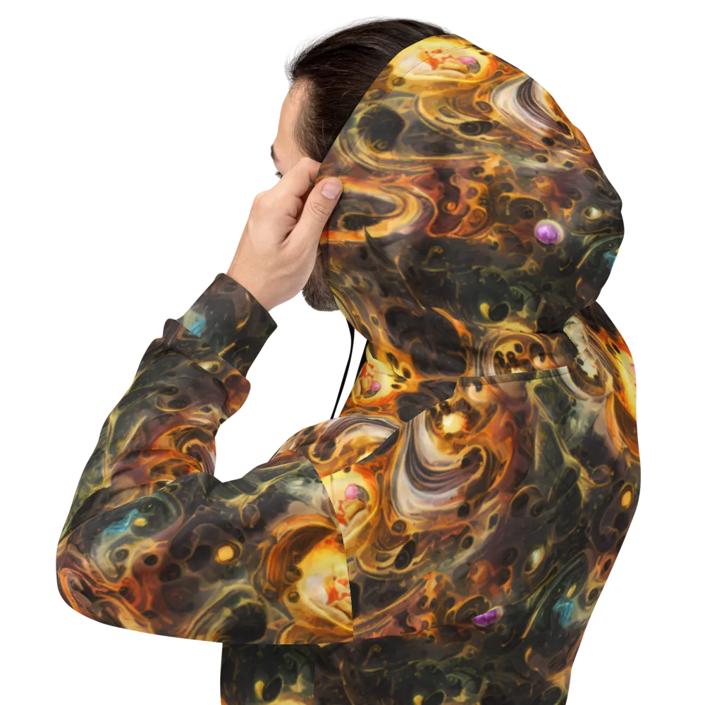 Golden Maelstrom on Hoodie — Back