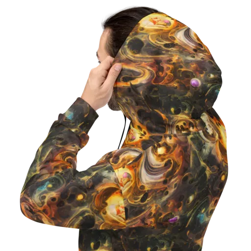 Golden Maelstrom on a Hoodie
