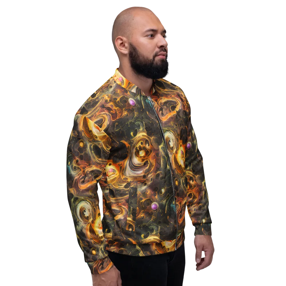 Golden Maelstrom on Bomber Jacket — Right