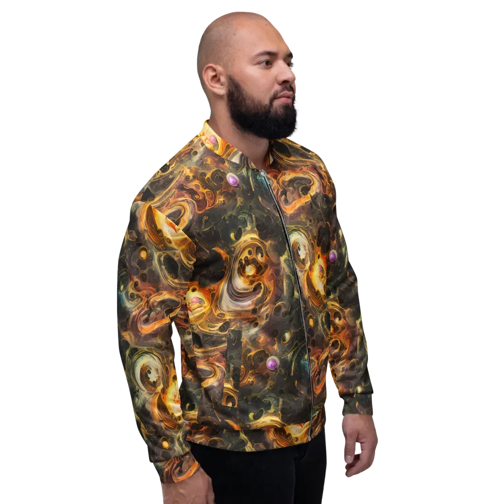 Golden Maelstrom on Bomber Jacket — Right