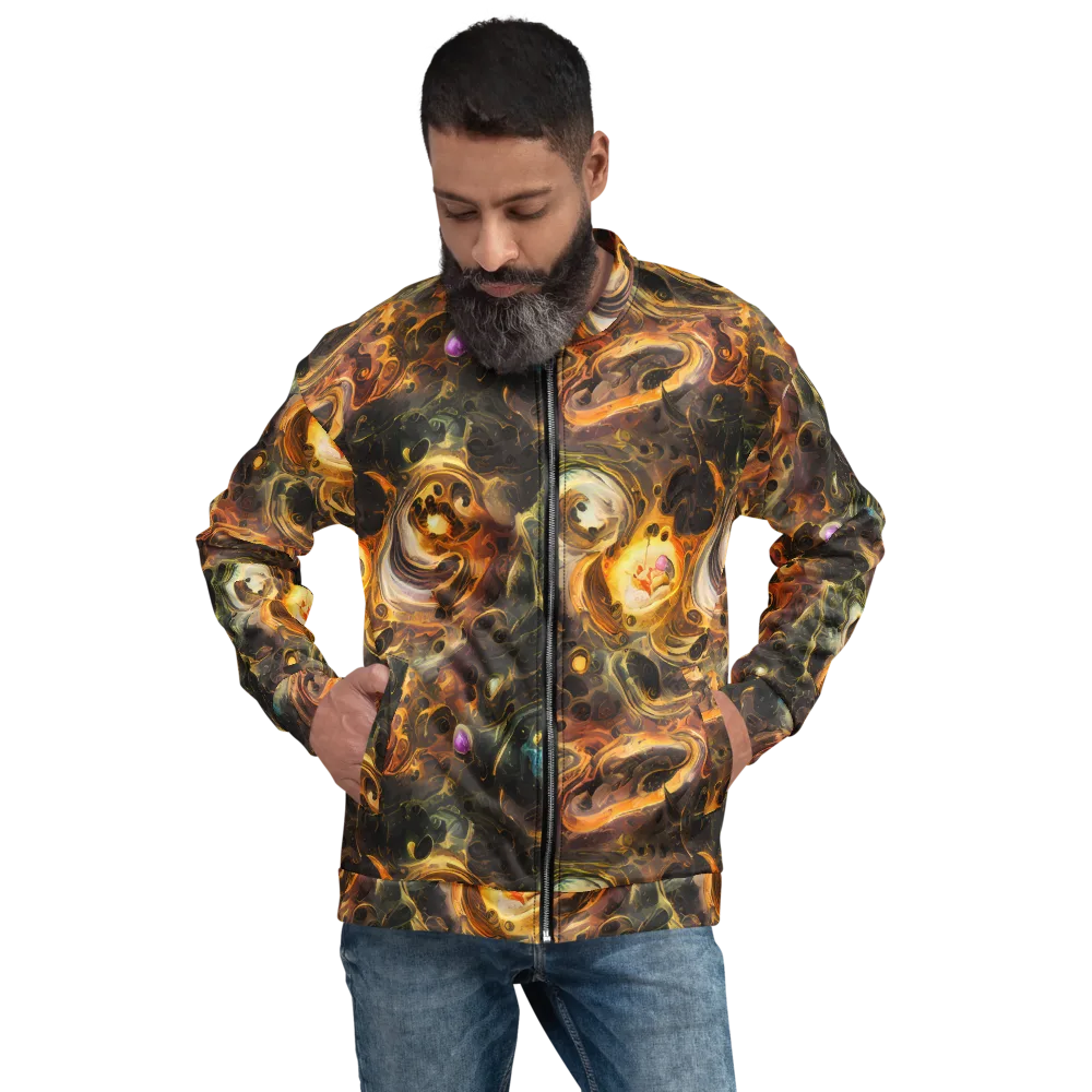 Golden Maelstrom on Bomber Jacket — Front
