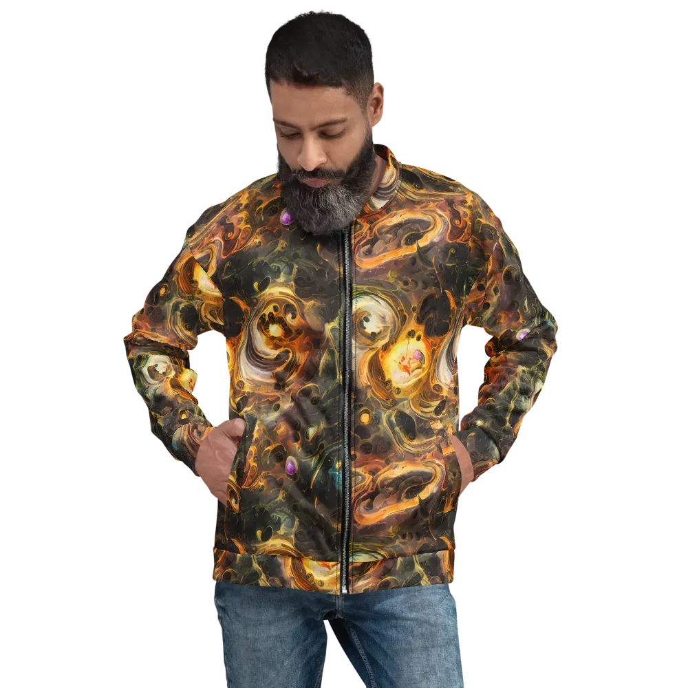 Golden Maelstrom on Bomber Jacket — Front