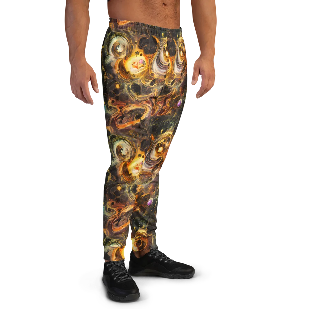 Golden Maelstrom on Men's Joggers — Right