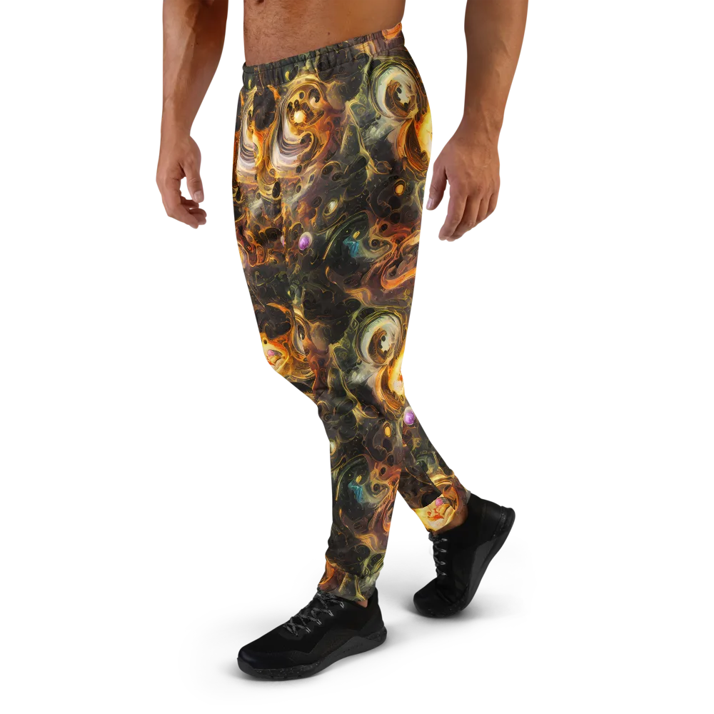 Golden Maelstrom on Men's Joggers — Left