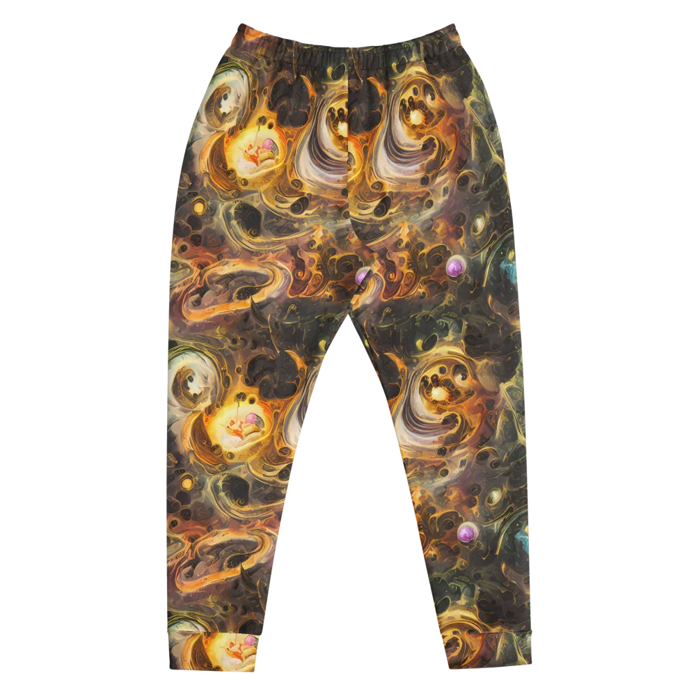 Golden Maelstrom on Men's Joggers — Front
