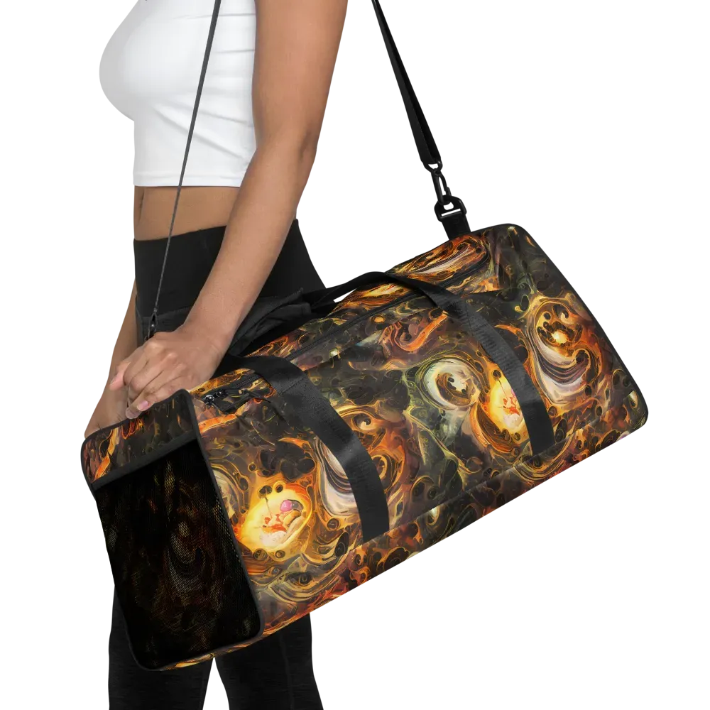 Golden Maelstrom on Duffle Bag — Front