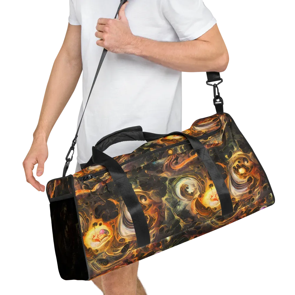 Golden Maelstrom on Duffle Bag — Right Front