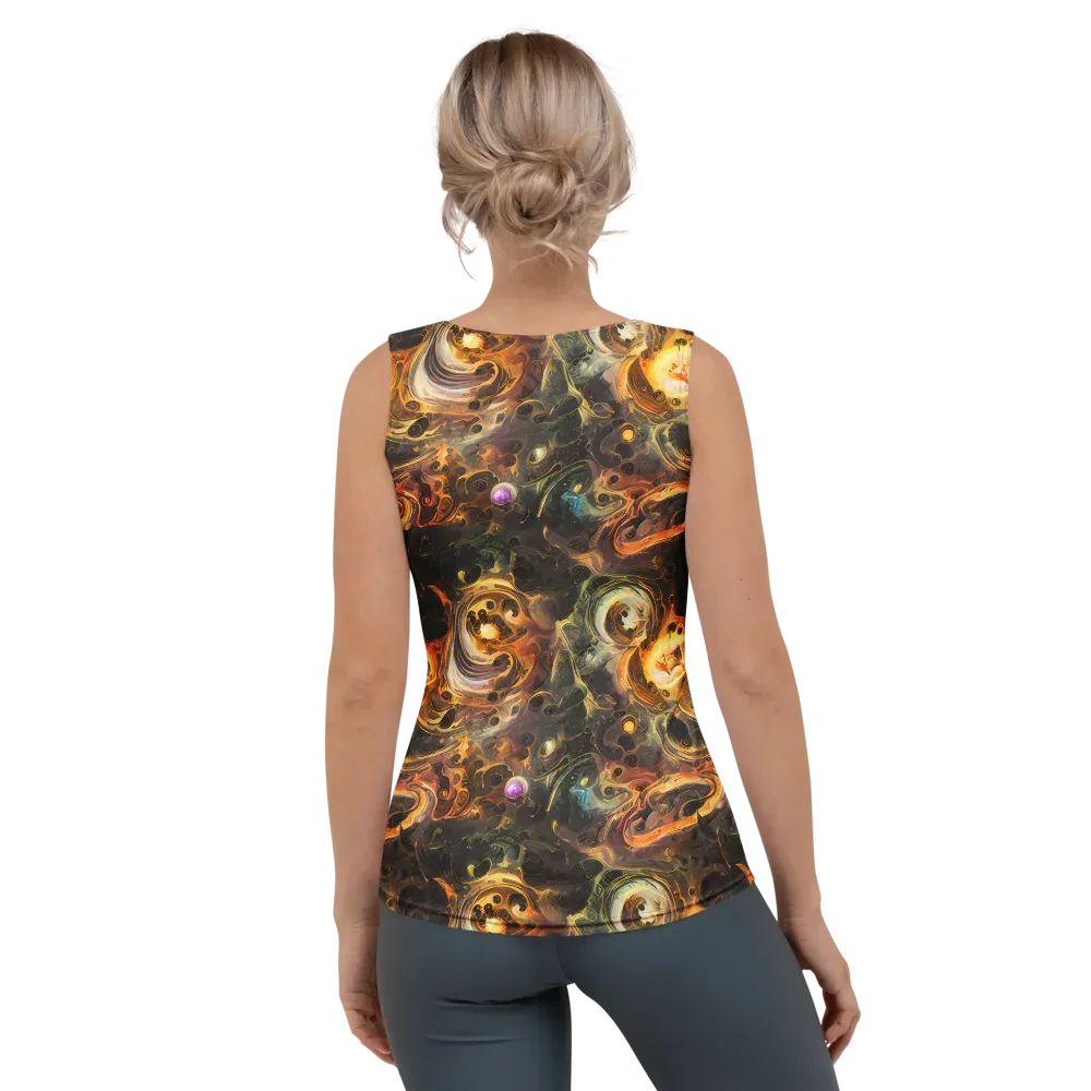 Golden Maelstrom on Women's Tank Top — Back
