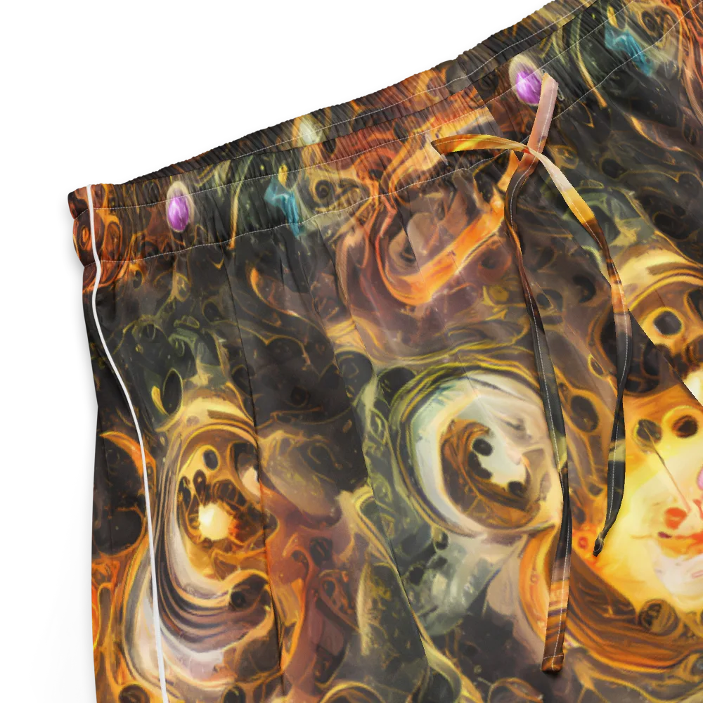 Golden Maelstrom on Women's Pajama Shorts — Product details