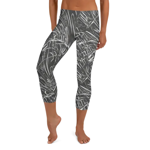 Inkwood Collision on a Capri Leggings