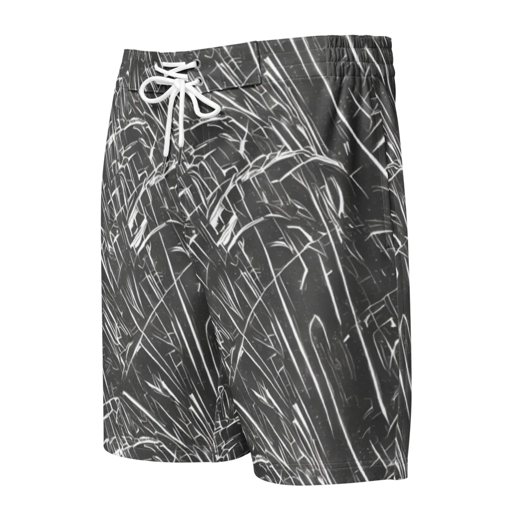 Inkwood Collision on Men's Board Shorts — Front