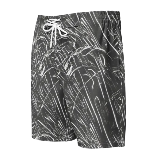 Inkwood Collision on a Men's Board Shorts