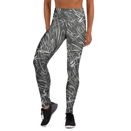 Inkwood Collision on a Yoga Leggings