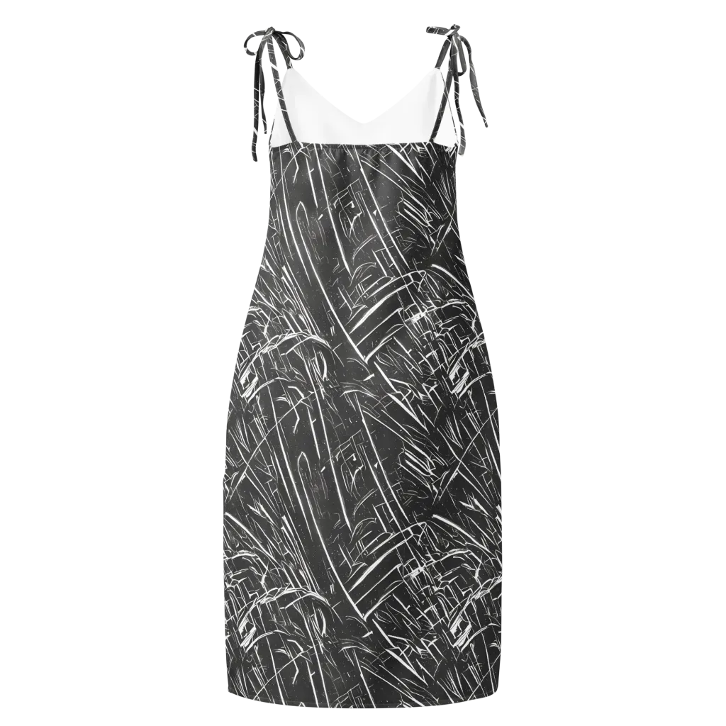 Inkwood Collision on Slip Dress — Back
