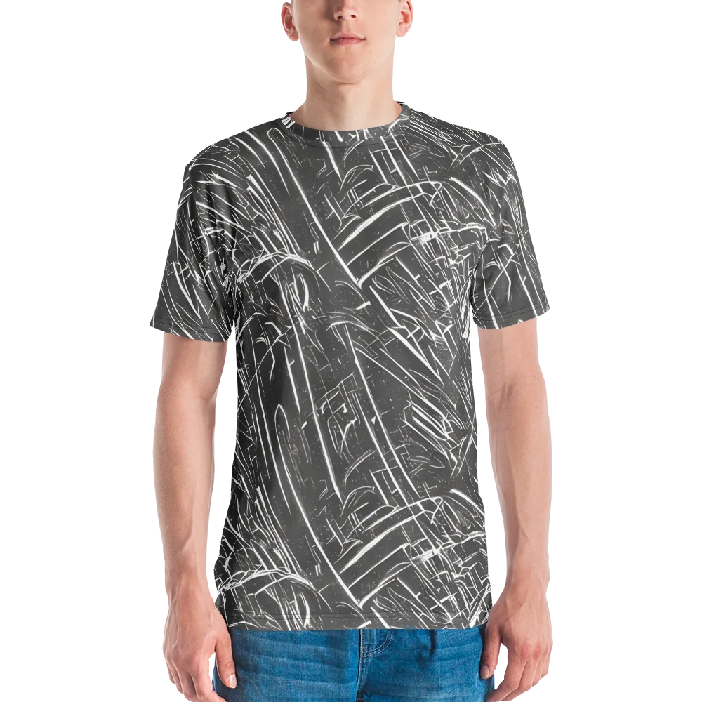 Inkwood Collision on Men's Crew Neck T-Shirt — Front