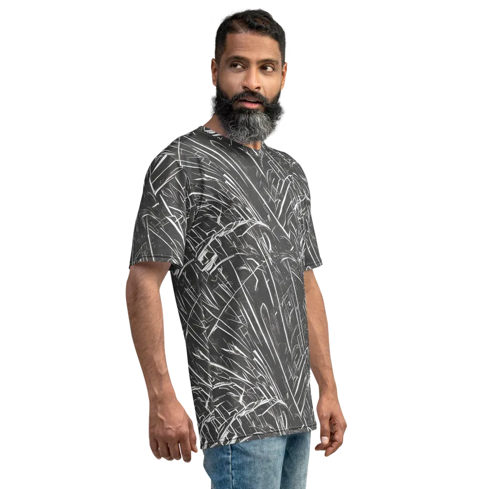 Inkwood Collision on Men's Crew Neck T-Shirt — Right