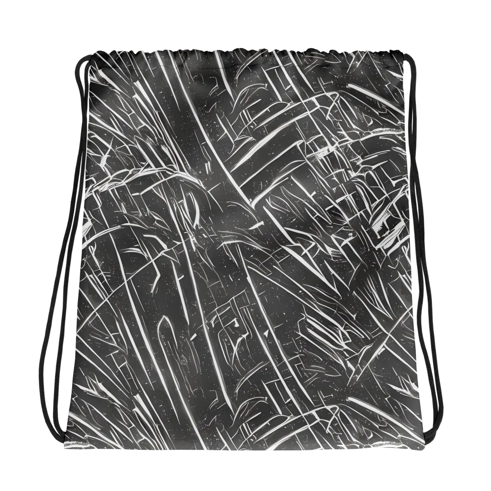 Inkwood Collision on Drawstring Bag — Photo