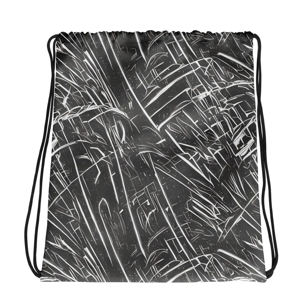 Inkwood Collision on Drawstring Bag — Photo