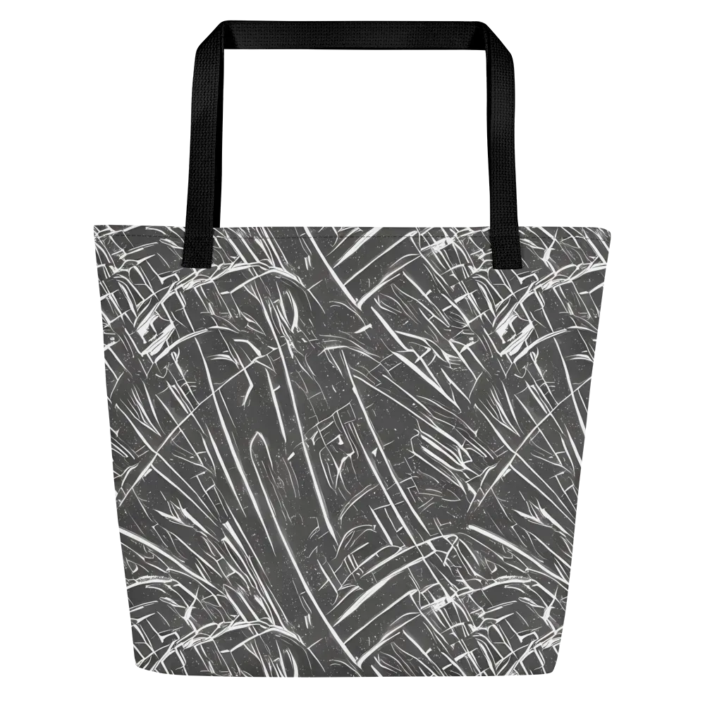 Inkwood Collision on Large Tote Bag W/ Pocket — Front