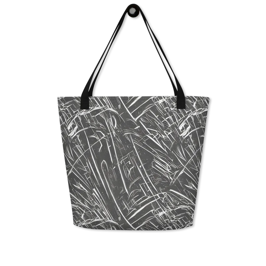 Inkwood Collision on Large Tote Bag W/ Pocket — Front