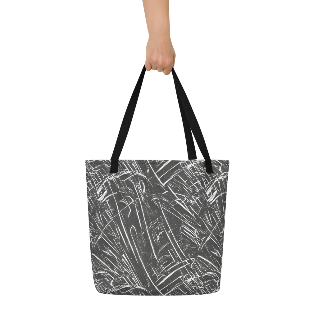 Inkwood Collision on Large Tote Bag W/ Pocket — Front