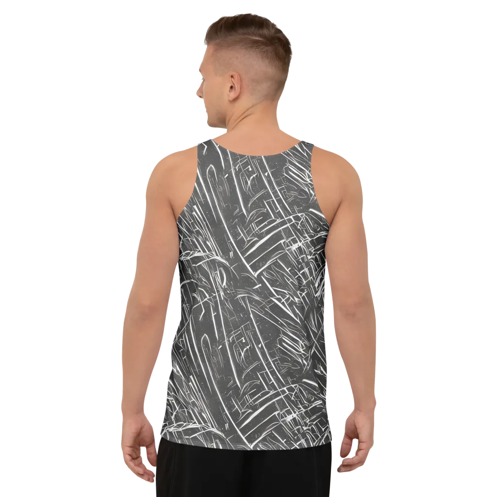 Inkwood Collision on Men's Tank Top — Back