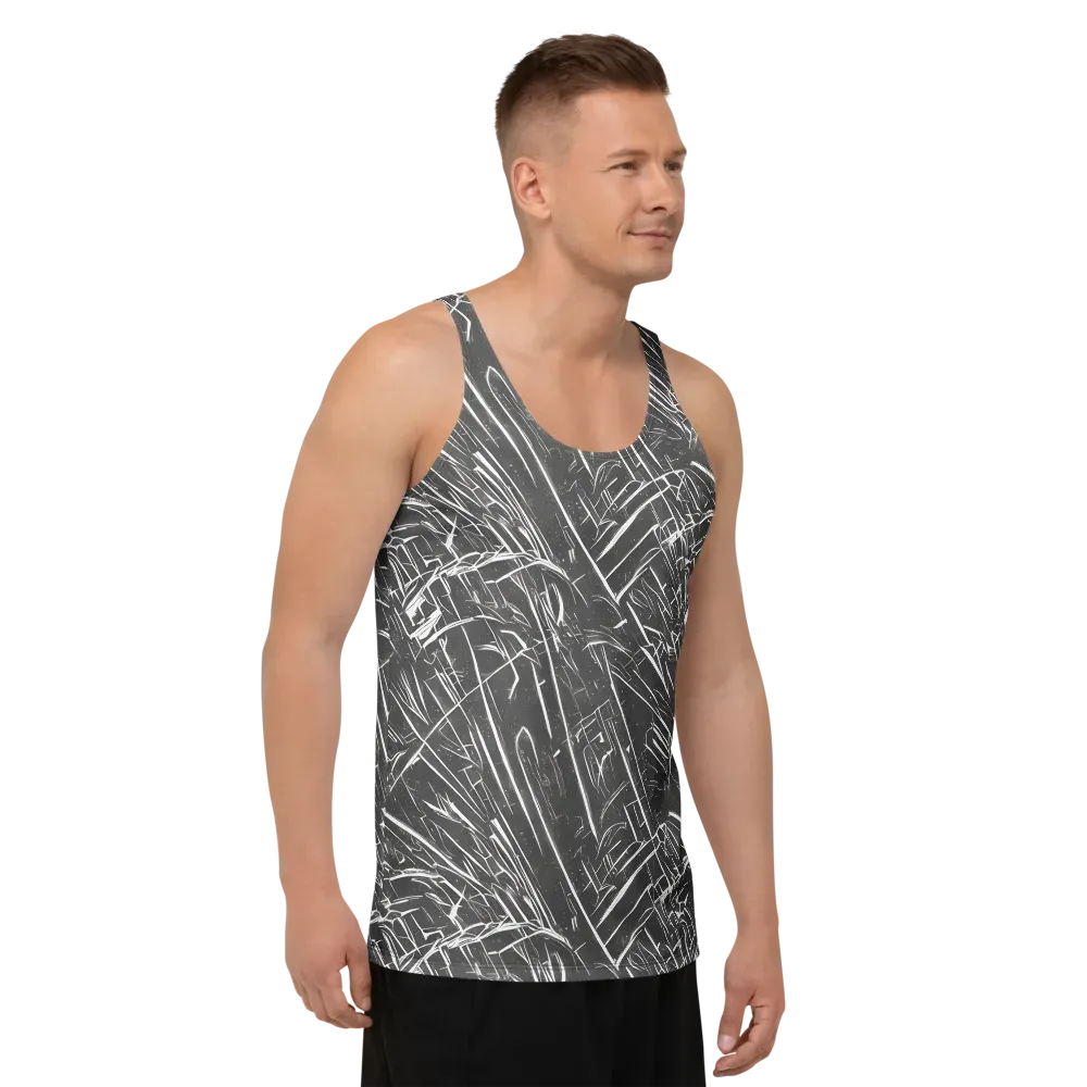 Inkwood Collision on Men's Tank Top — Right Front
