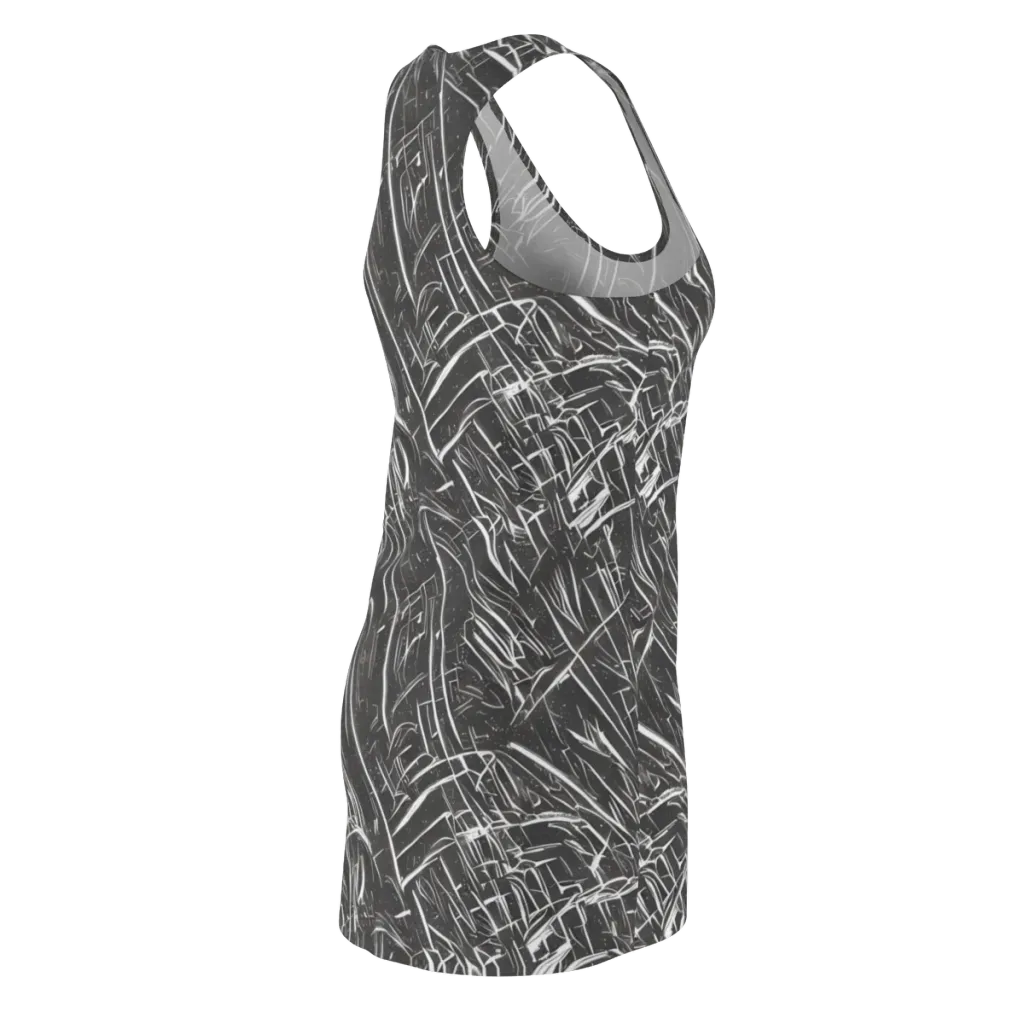 Inkwood Collision on Racerback Dress — Back Side