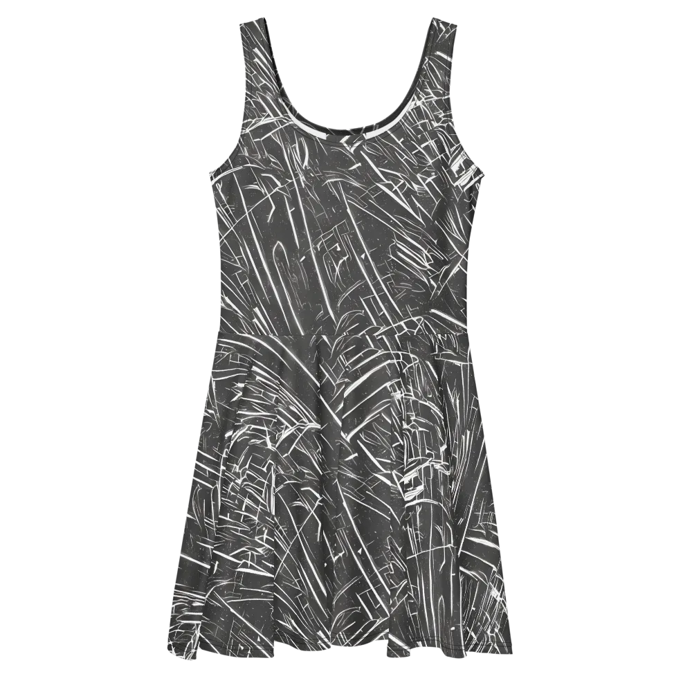 Inkwood Collision on Skater Dress — Front