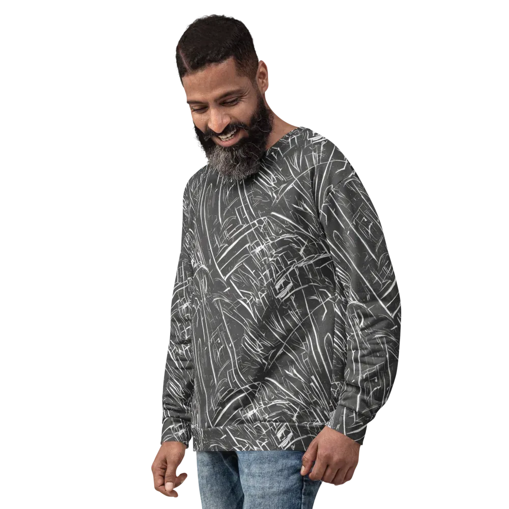 Inkwood Collision on Sweatshirt — Left Front