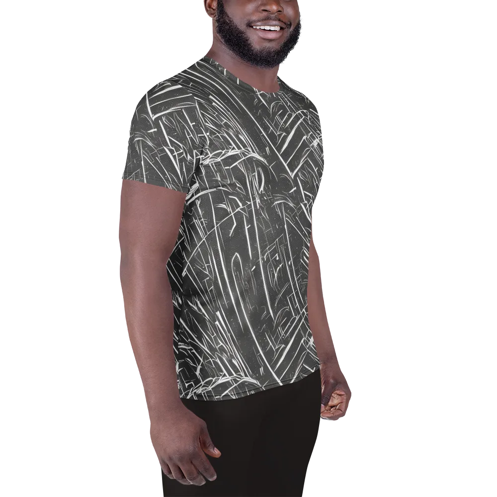 Inkwood Collision on Men's Athletic T-Shirt — Right