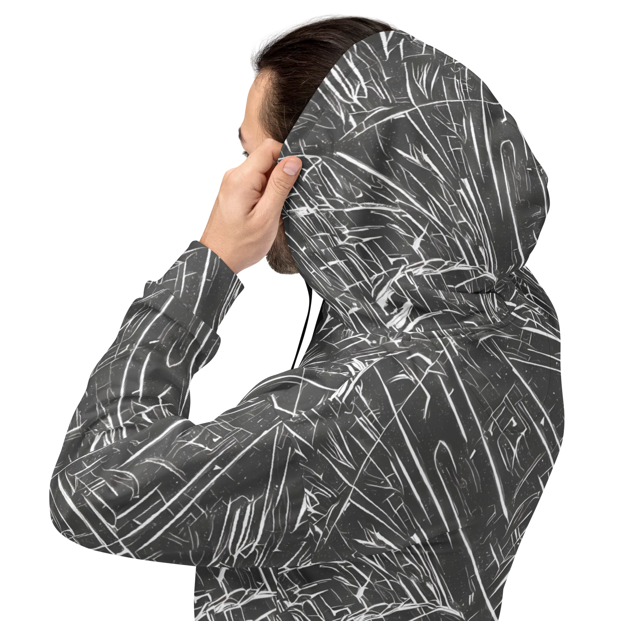 Inkwood Collision on Hoodie — Back