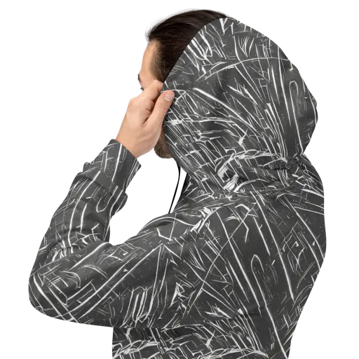 Inkwood Collision on a Hoodie