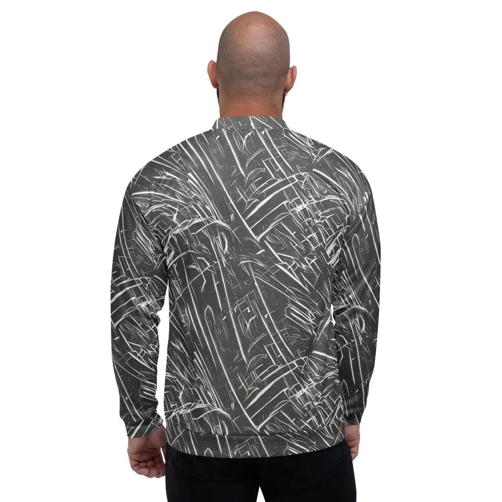Inkwood Collision on Bomber Jacket — Back