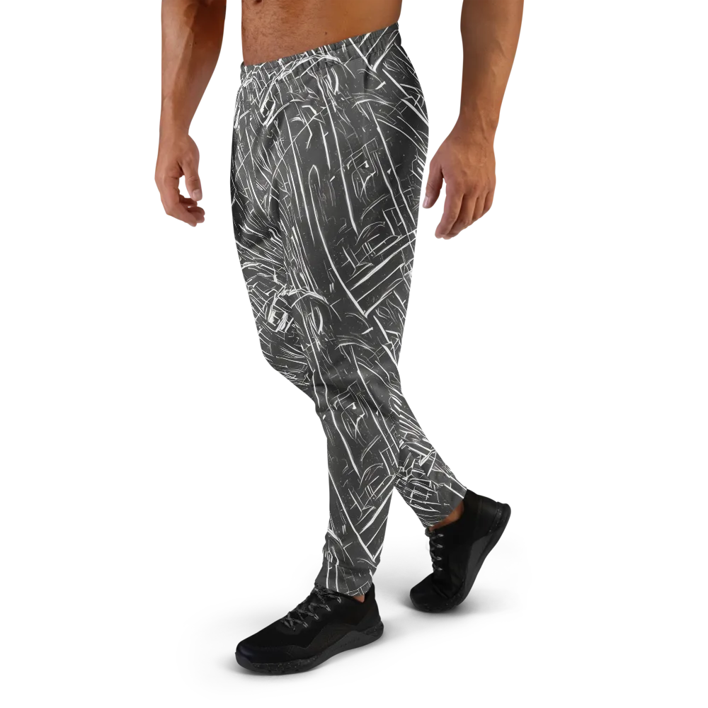 Inkwood Collision on Men's Joggers — Left