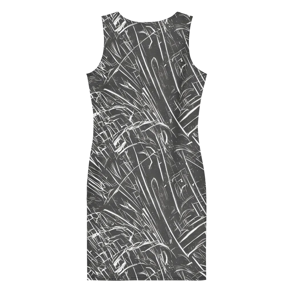 Inkwood Collision on Bodycon Dress — Back