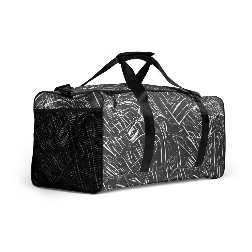 Inkwood Collision on Duffle Bag — Right Front