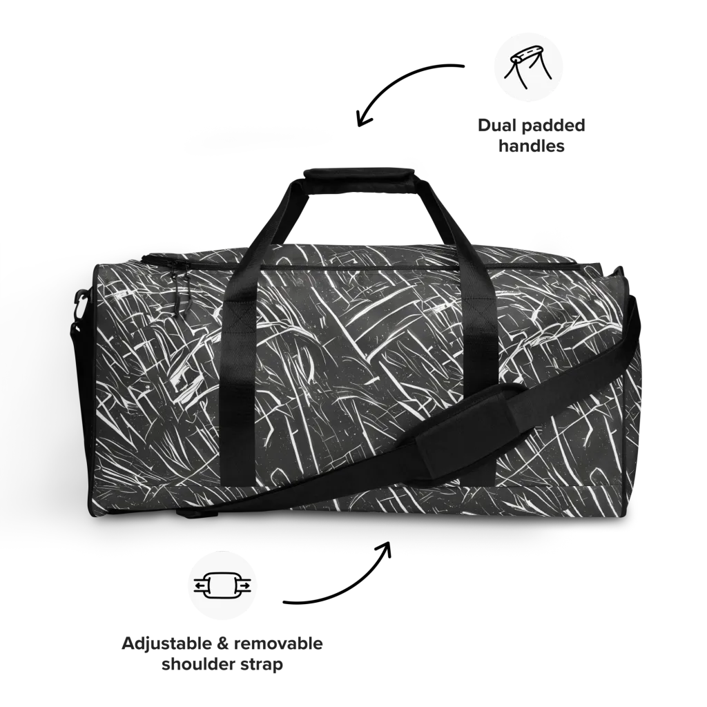 Inkwood Collision on Duffle Bag — Front