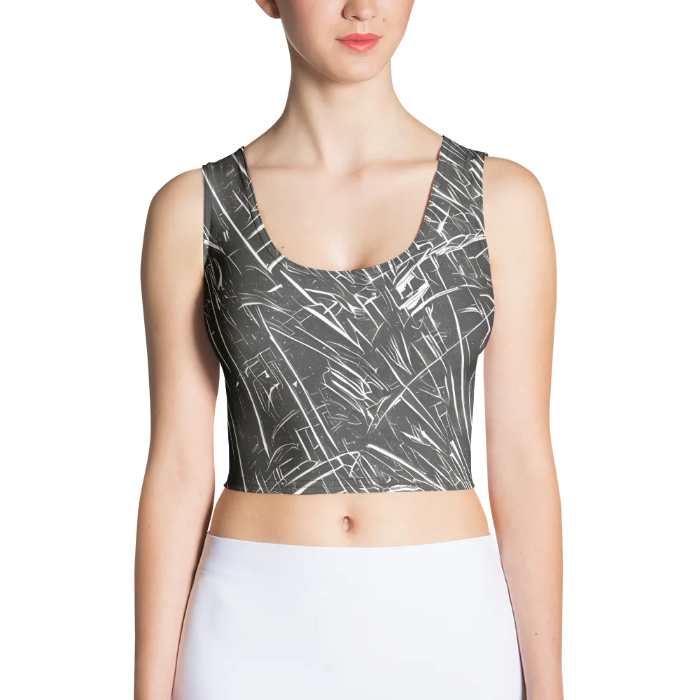 Inkwood Collision on Crop Top — Front