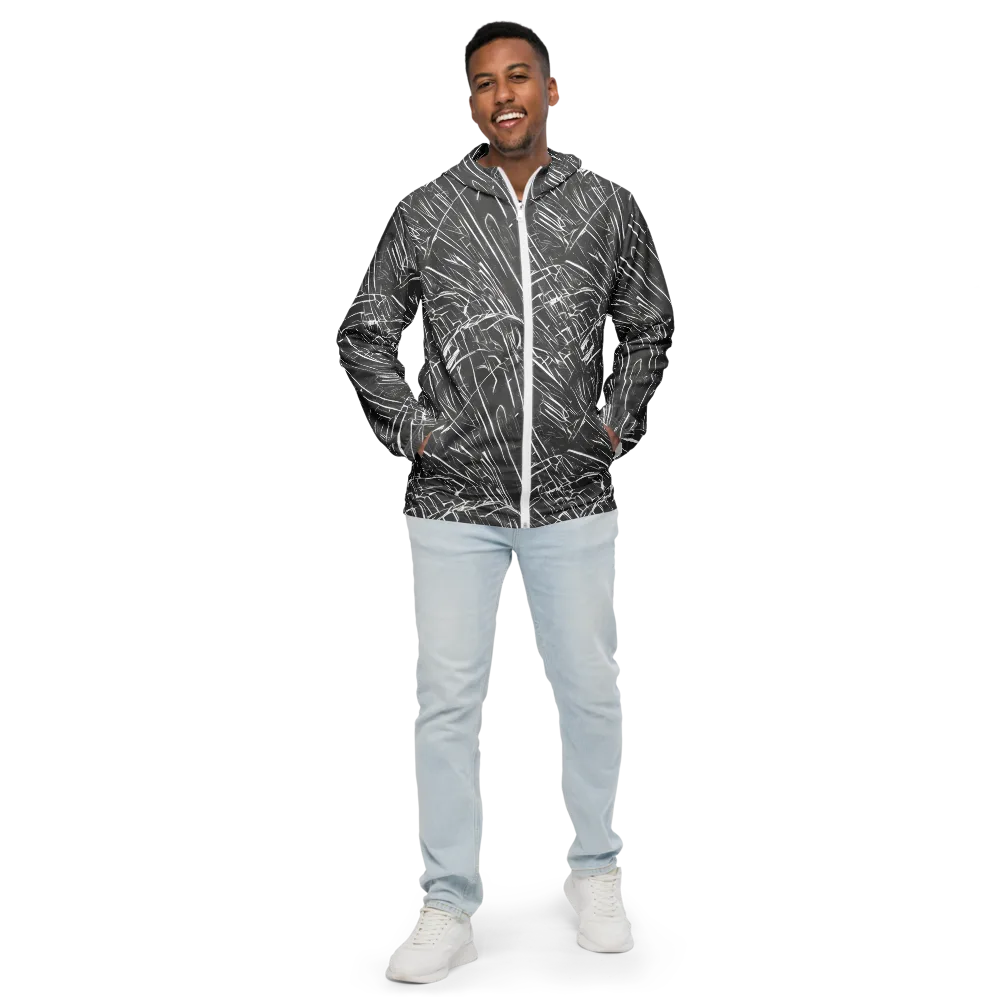 Inkwood Collision on Men's Windbreaker — Front