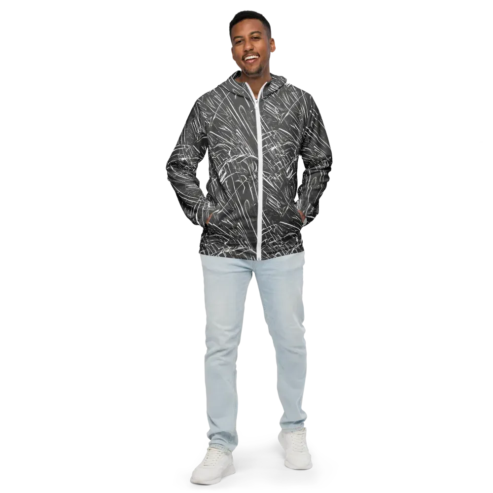 Inkwood Collision on Men's Windbreaker — Front