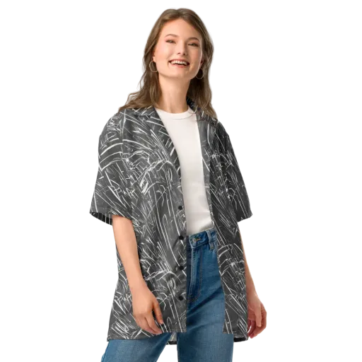 Inkwood Collision on a Button Shirt