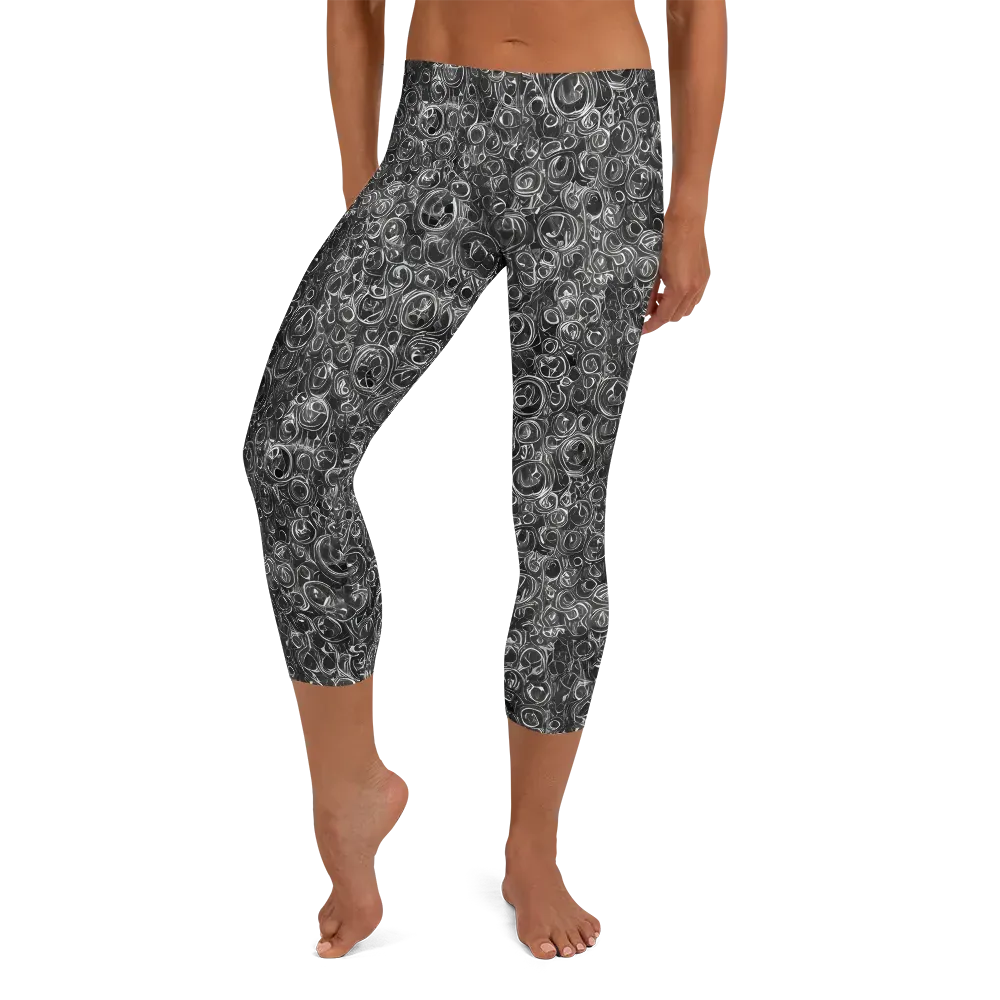 Blackwater Riddle on Capri Leggings — Front