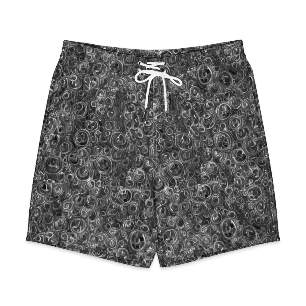Blackwater Riddle on Men's Board Shorts — Front