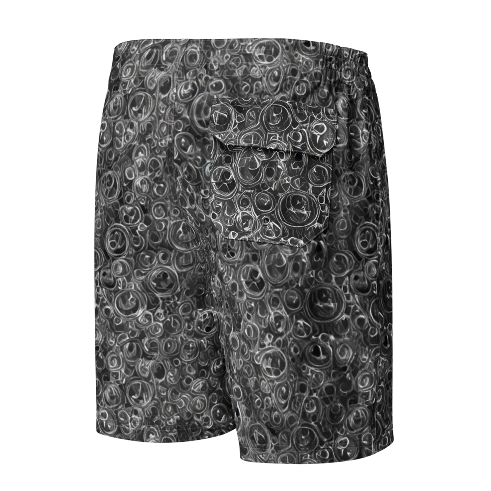 Blackwater Riddle on Men's Board Shorts — Back