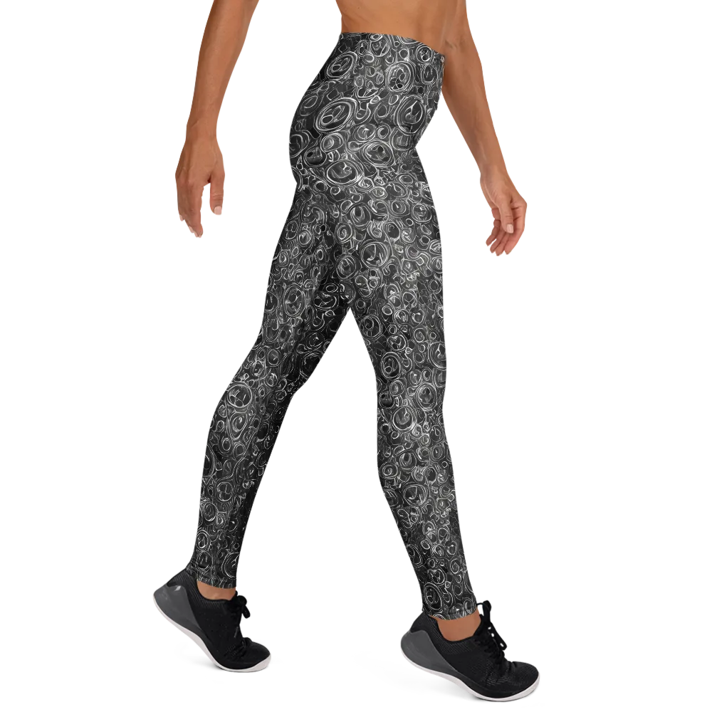 Blackwater Riddle on Yoga Leggings — Right